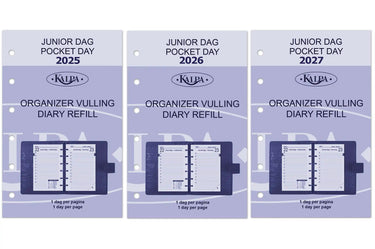 6231-25-26-27 125 x 80 mm Pocket 6 recharges de liant anneau quotidiennement nl en